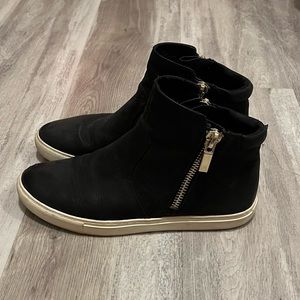 Kenneth Cole Black High Top Sneakers